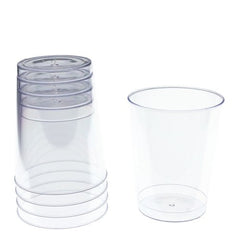 8 Oz. Clear Plastic Tumblers | 60 Count