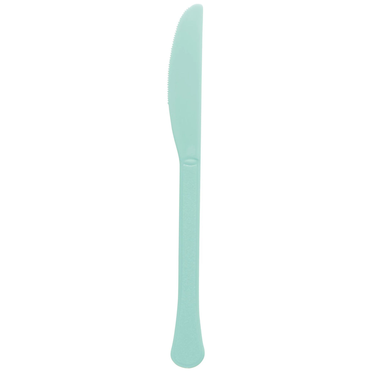 Robin's Egg Blue Heavyweight Plastic Knives, 20-pk - Pack of 12