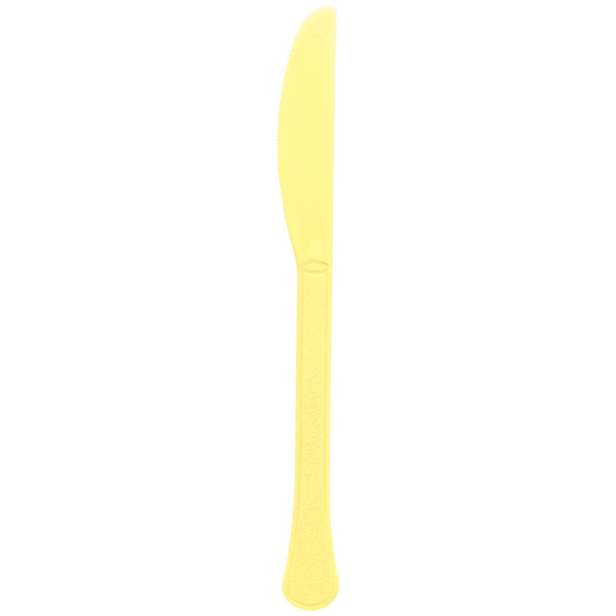 Heavyweight Mid-Cut Yellow Plastic Knives, 20-pk - Pack of 5