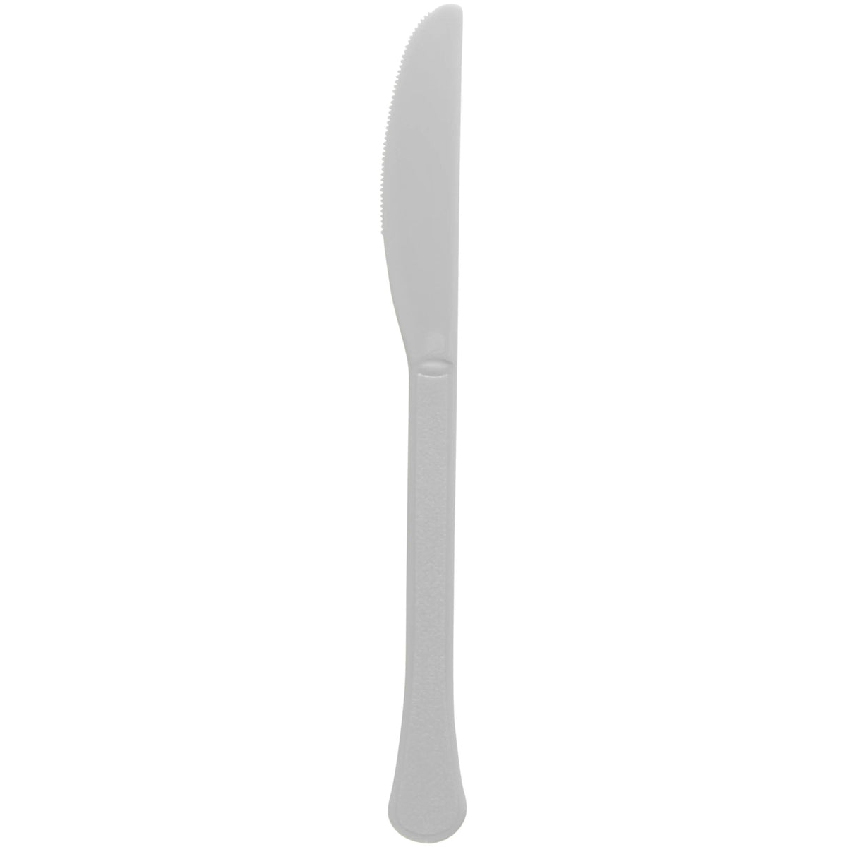 Heavyweight Silver Plastic Knives, 20-pk - Case of 72