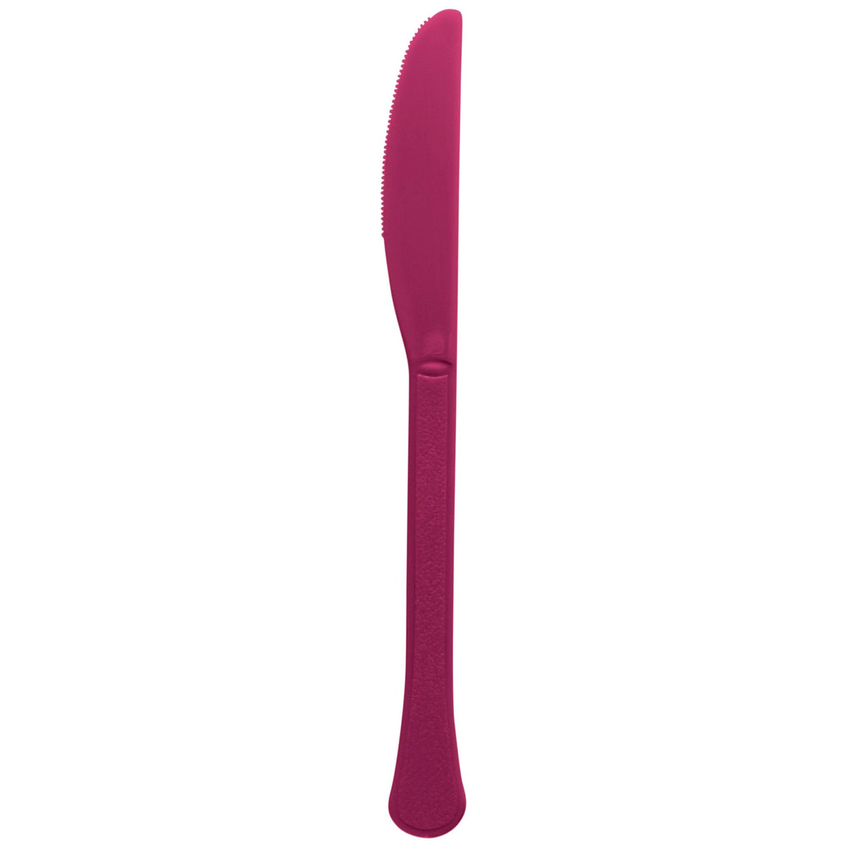 Heavyweight Berry Plastic Knives - Pack of 12 - Pack of 5