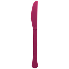 Heavyweight Berry Plastic Knives - Pack of 12 - Pack of 12
