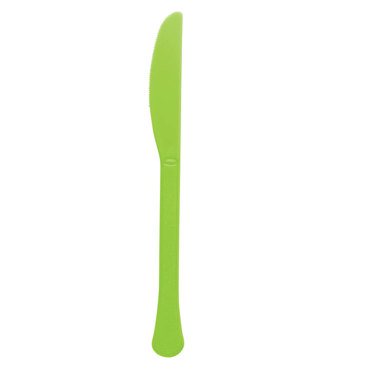 Kiwi Green Heavyweight Plastic Knives - 24 Pack - Pack of 12