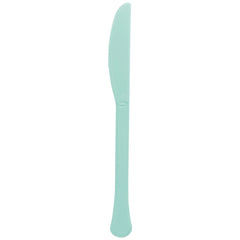 Heavyweight Robin's Egg Blue Plastic Knives, 50-pk - Pack of 6