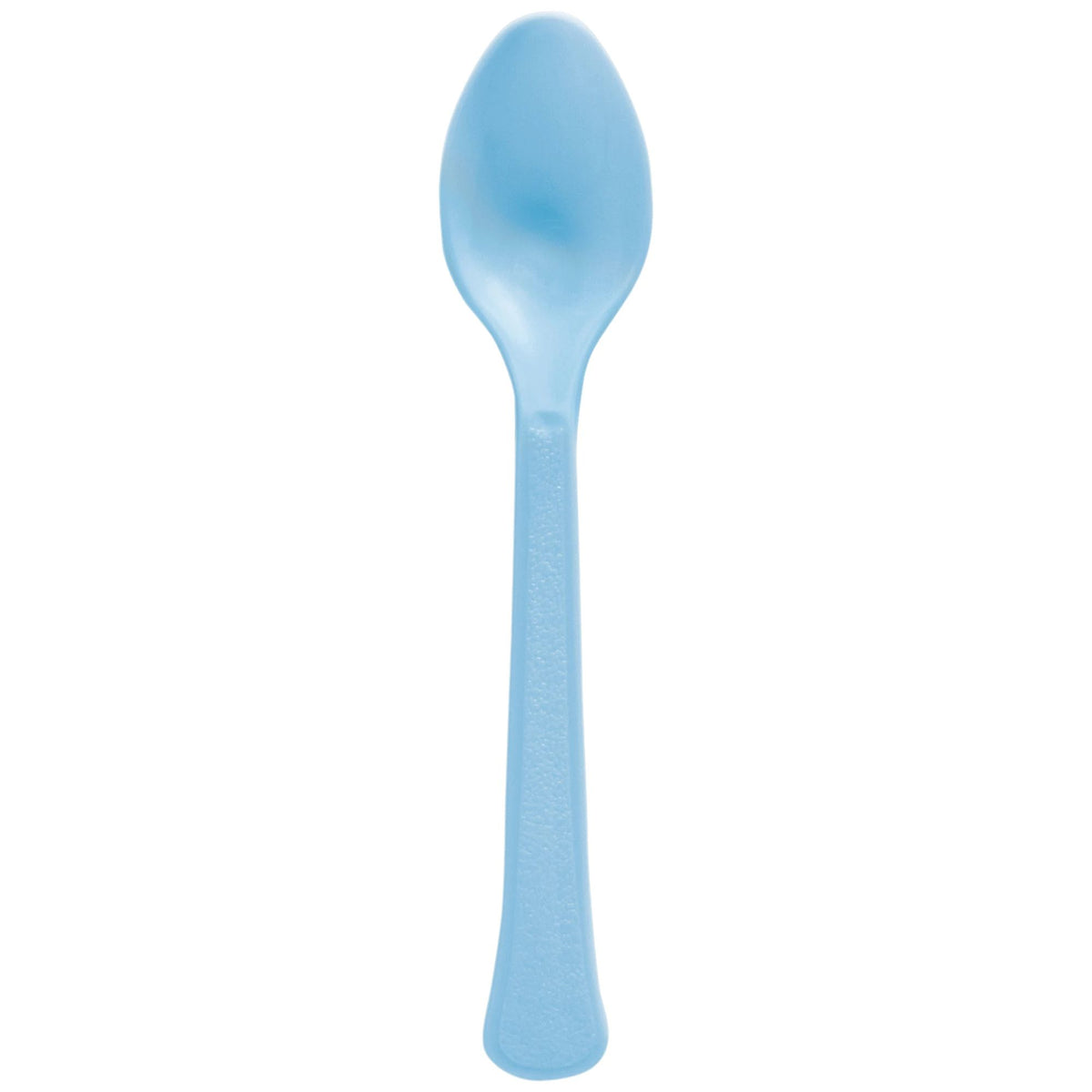 Heavyweight Pastel Blue Plastic Spoon, 20-ct - Case of 72
