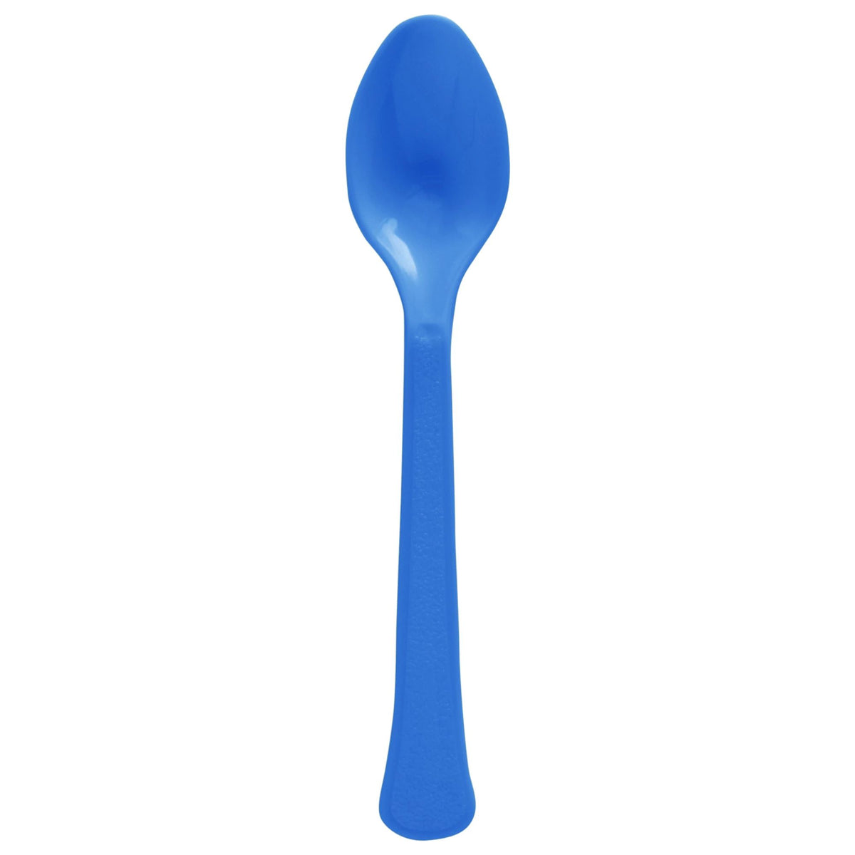 Bright Royal Blue Plastic Spoon, 20-ct - Case of 72