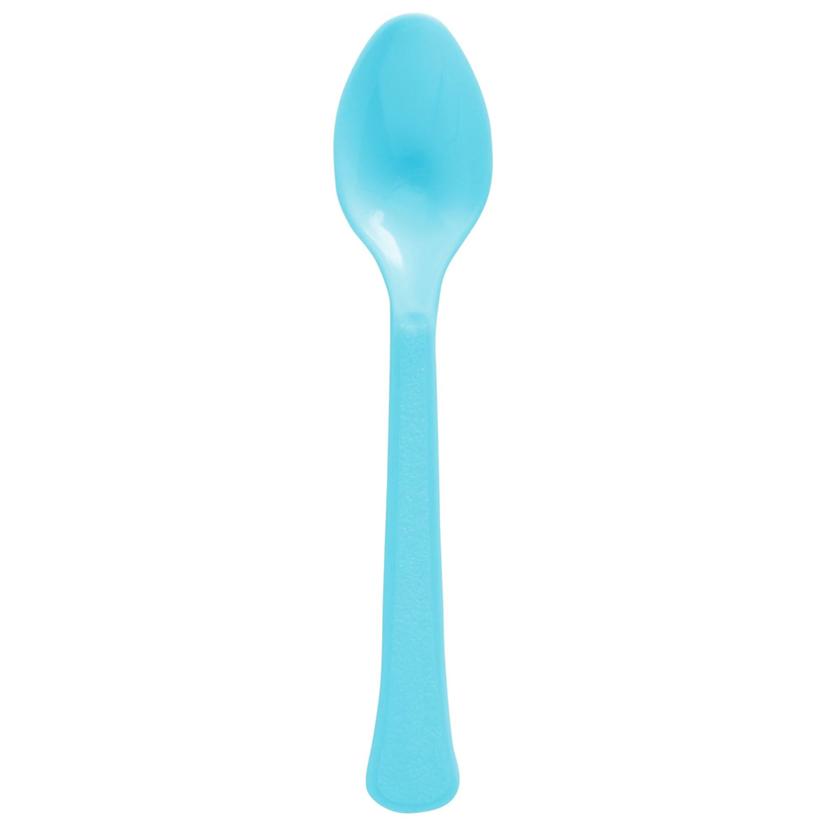 Caribbean Blue Plastic Spoon, 20-ct - Pack of 5