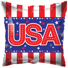 USA Square Balloon | 6 Count