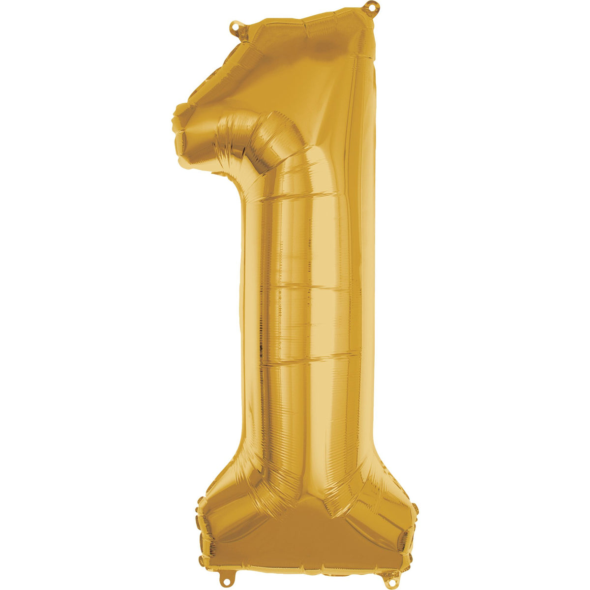 50-Inch Gold Number 1 Foil Balloon - Pack of 3