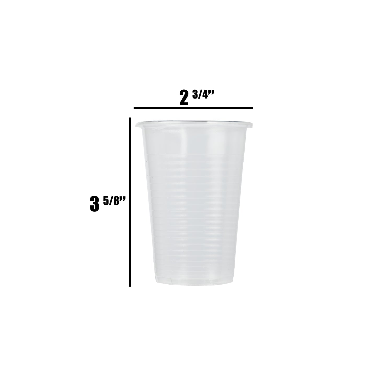 7 Oz. Clear Plastic Cups | 2800 Count