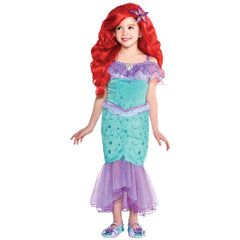 Kids' Disney Ariel Princess Dress, Assorted Sizes - Case of 10