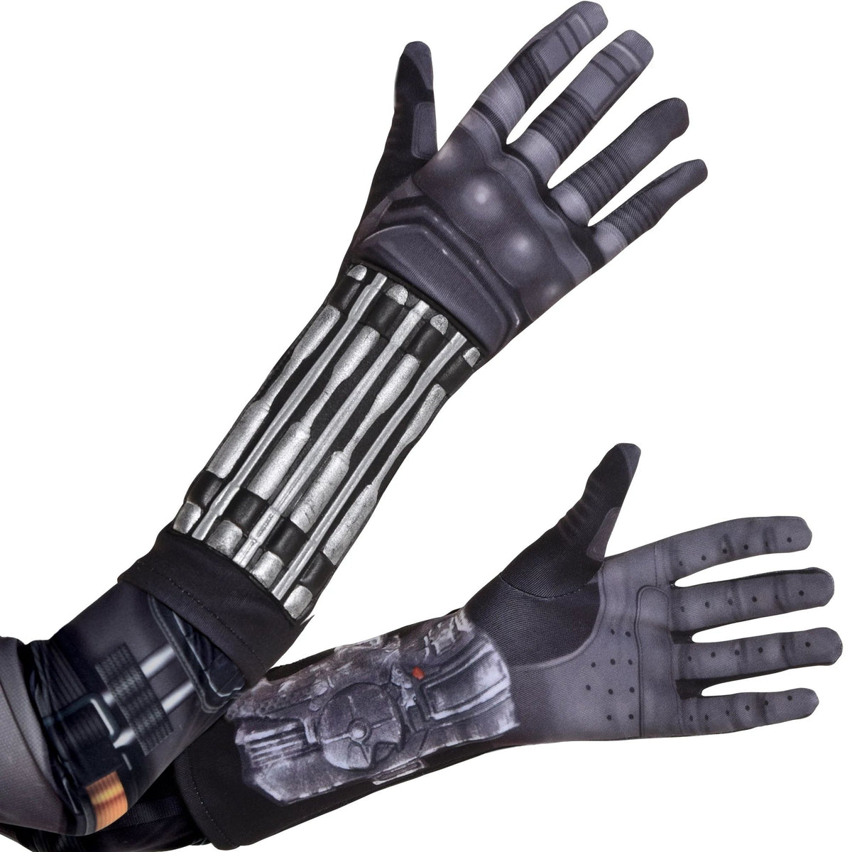 Kids' DC Batman Gloves, Black/Silver, One Size - Pack of 2