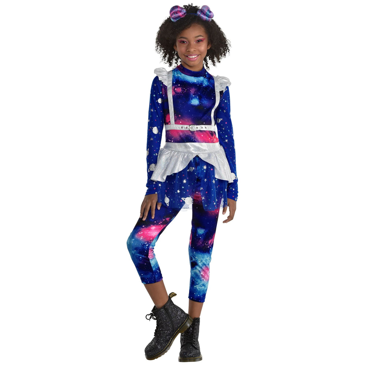 Galaxy Girl Costume for Kids - Cosmic Outfit - Pack of 2