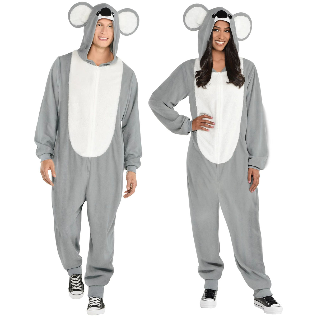 Cozy Koala Zipster Costume for Adults - Pack of 2