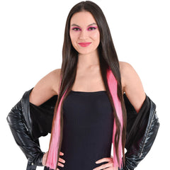 Neon Pink Under Color Hair Extensions - Pack of 2