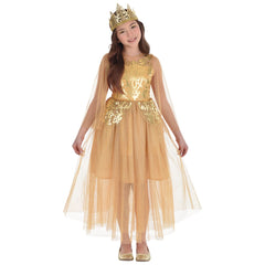 Enchanting Girls' Golden Goddess Costume - Pack of 2