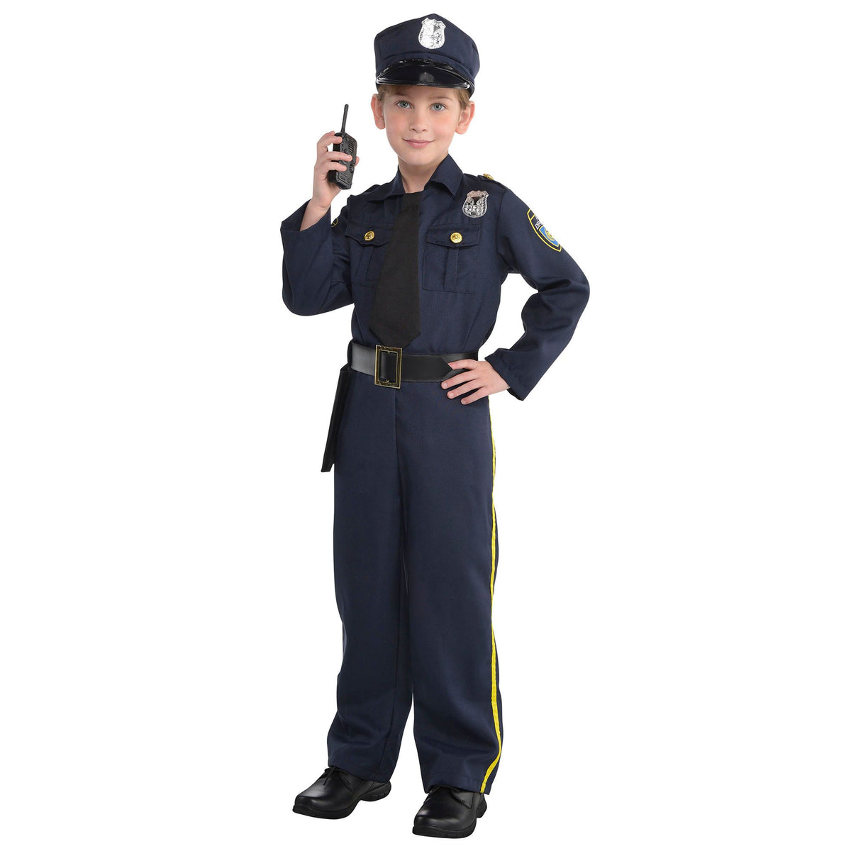Boys' Police Officer Costume - Career Role Play Outfit - Case of 9