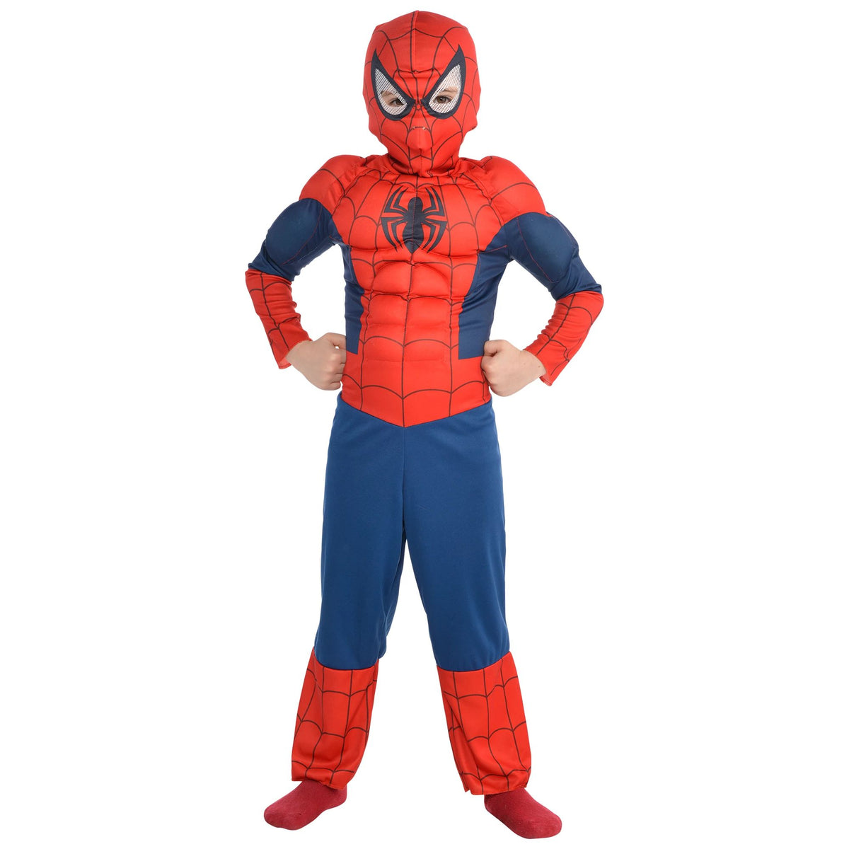 Disney Marvel Spider-Man Padded Jumpsuit, Mask, Assorted Sizes - Pack of 3