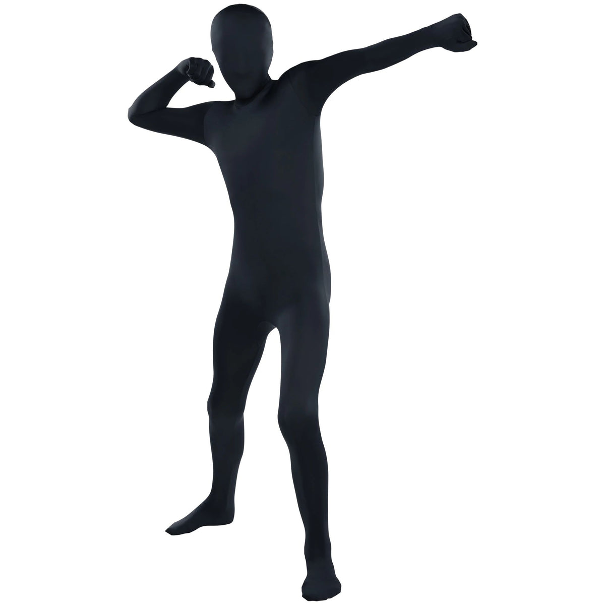 Kids' Black Head-to-Toe Costume Suit - Case of 12