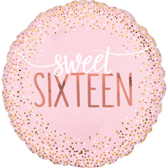Sweet Sixteen Blush Foil Balloon - Case of 100