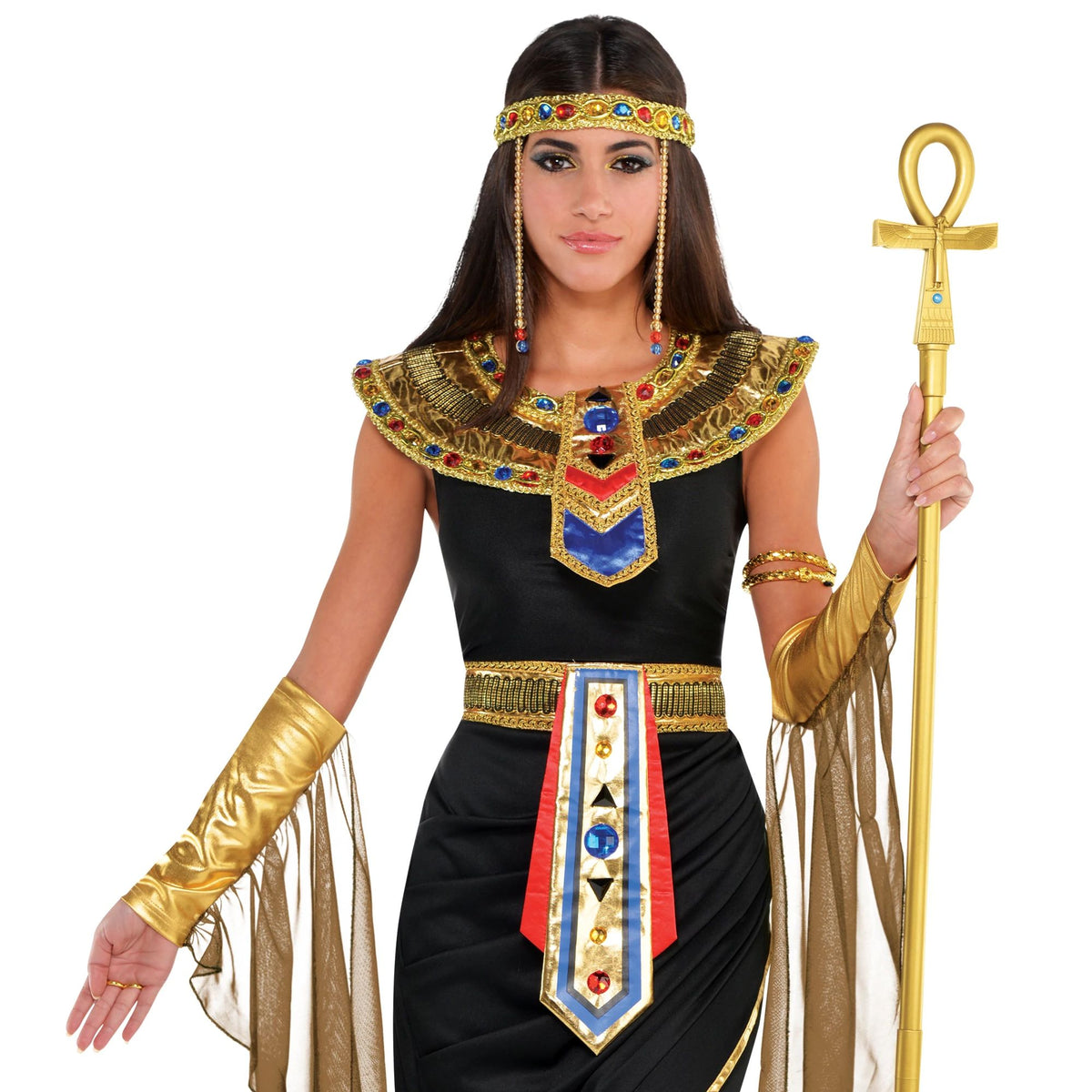 Egyptian Staff Party Prop, Gold - Pack of 3