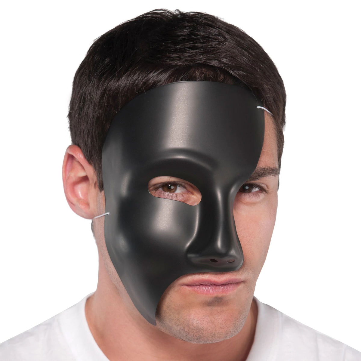 Phantom Half Face Mask, One Size, Costume Accessory - Case of 72