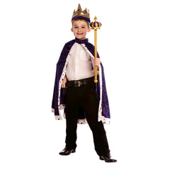 King Crown and Robe Costume - Kids