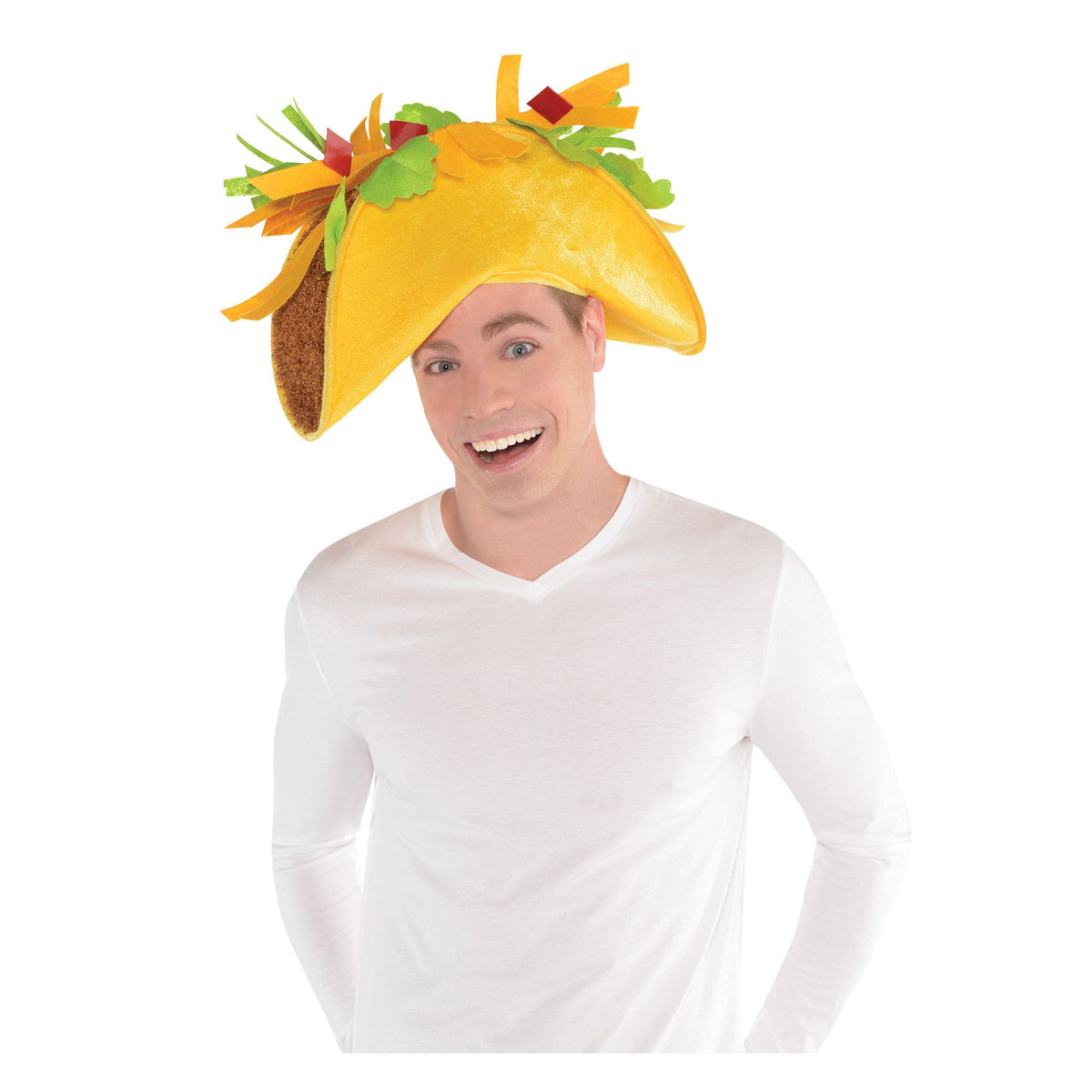 Fiesta Fun Giant Taco Hat - Novelty Wearable Accessory - Pack of 6