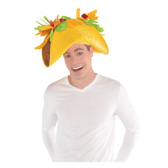 Fiesta Fun Giant Taco Hat - Novelty Wearable Accessory - Pack of 6