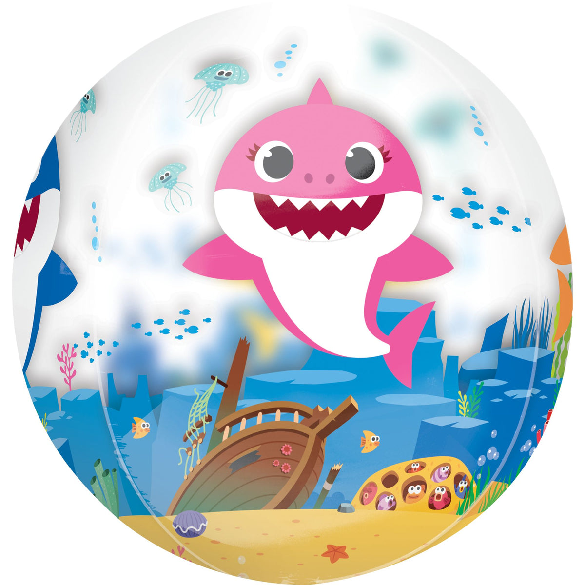 Baby Shark Orbz Balloon - Underwater Adventure - Pack of 2