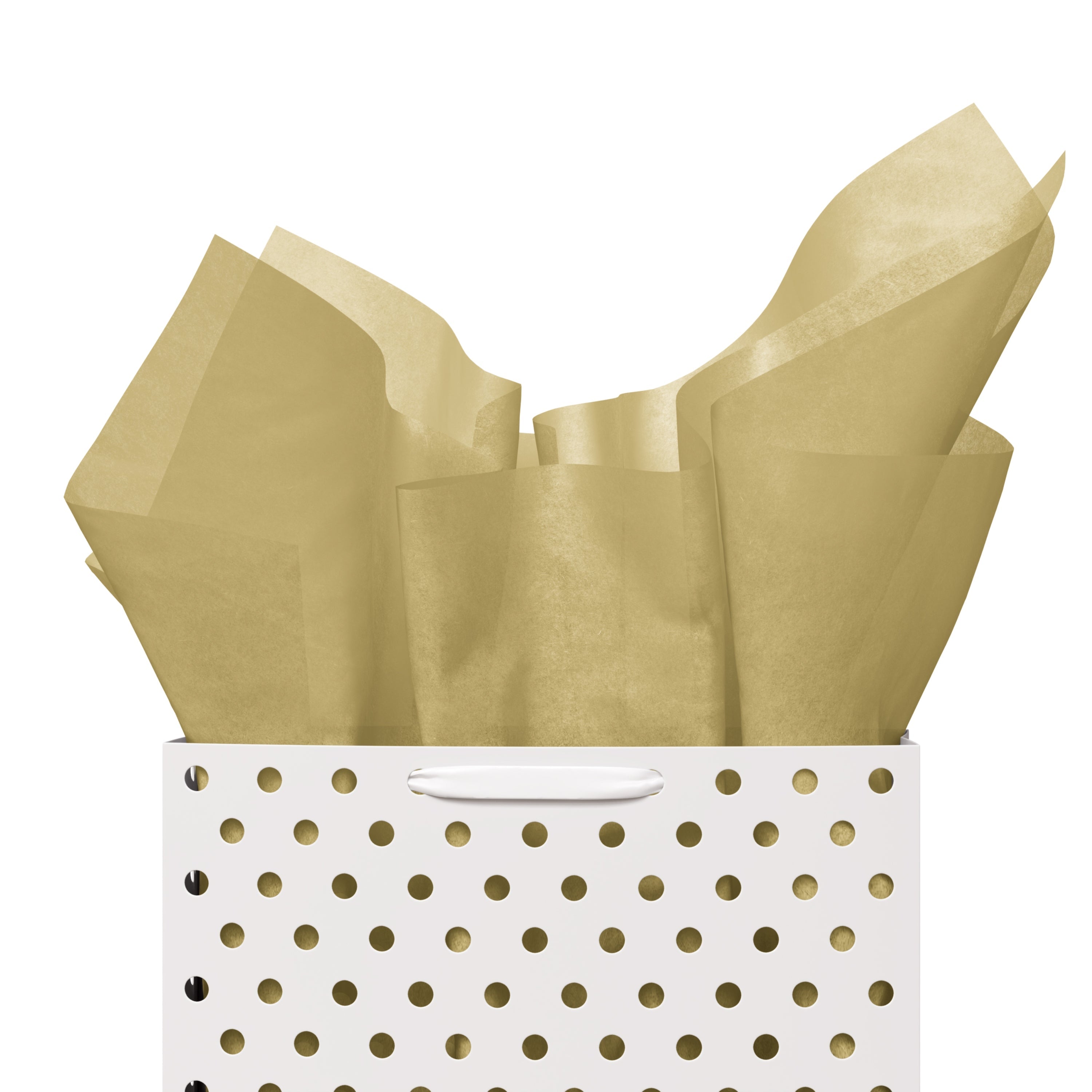 15 In. x 20 In. Gold Tissue Paper | 240 Sheets