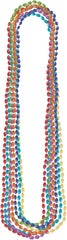 Beaded Necklace Jewelry, Assorted Colors, 30-inch, 8-pack - Pack of 6