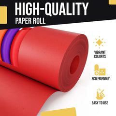 36 In. x 110 Ft. Red Kraft Paper Roll