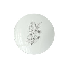 8 In. Dandelion Bloom Design Plastic Plates | 120 Count