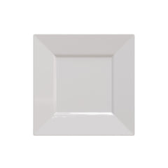 8 In. White Square Plates | 40 Count