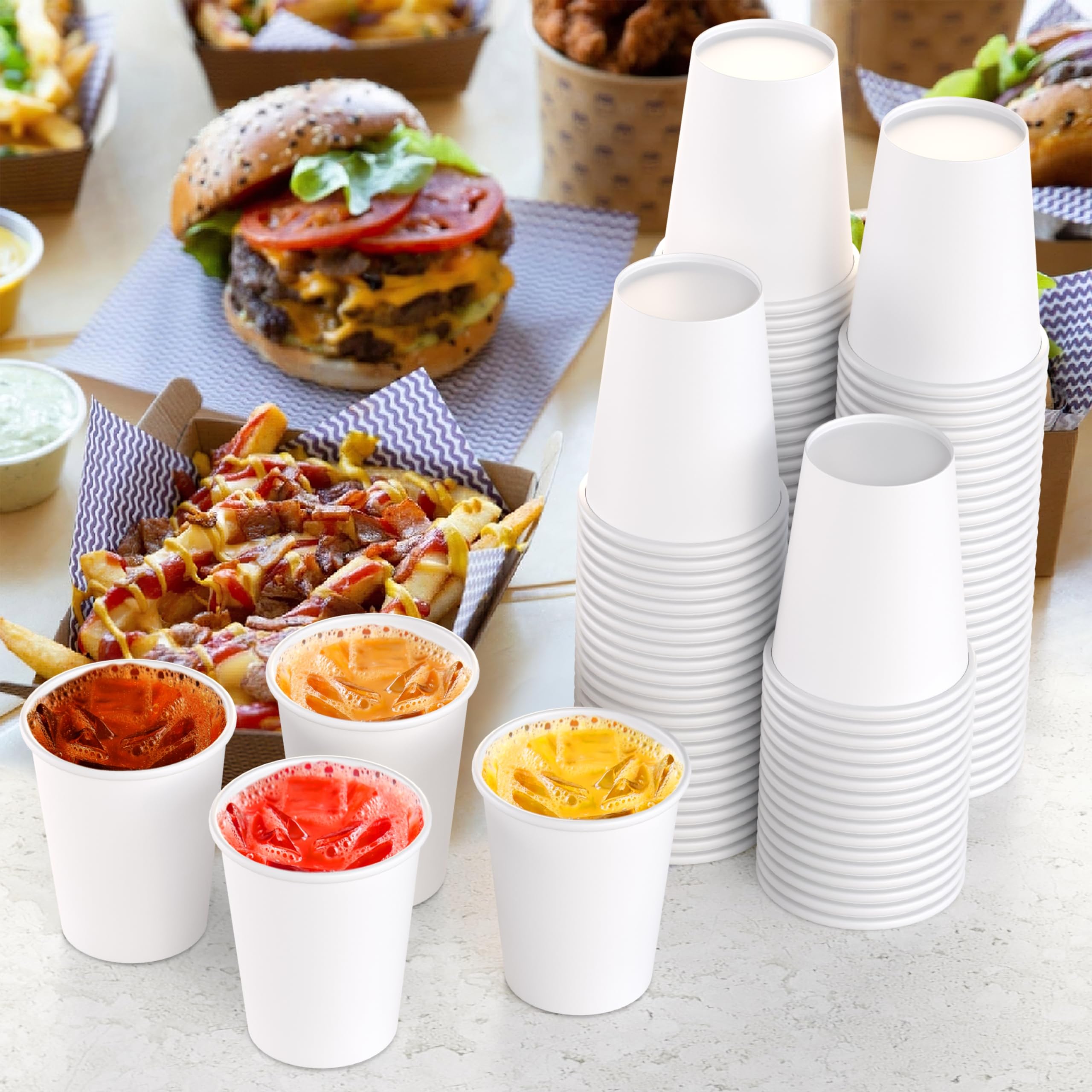 9 Oz. White Paper Cups | 500 Count