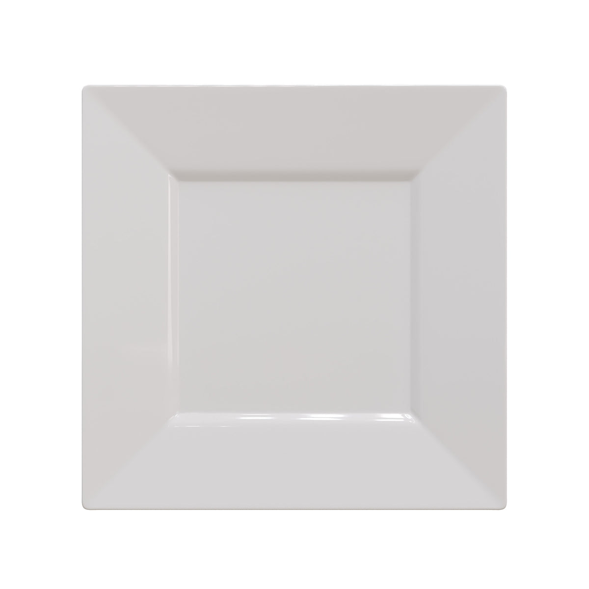 9.5 In. White Square Plates | 40 Count