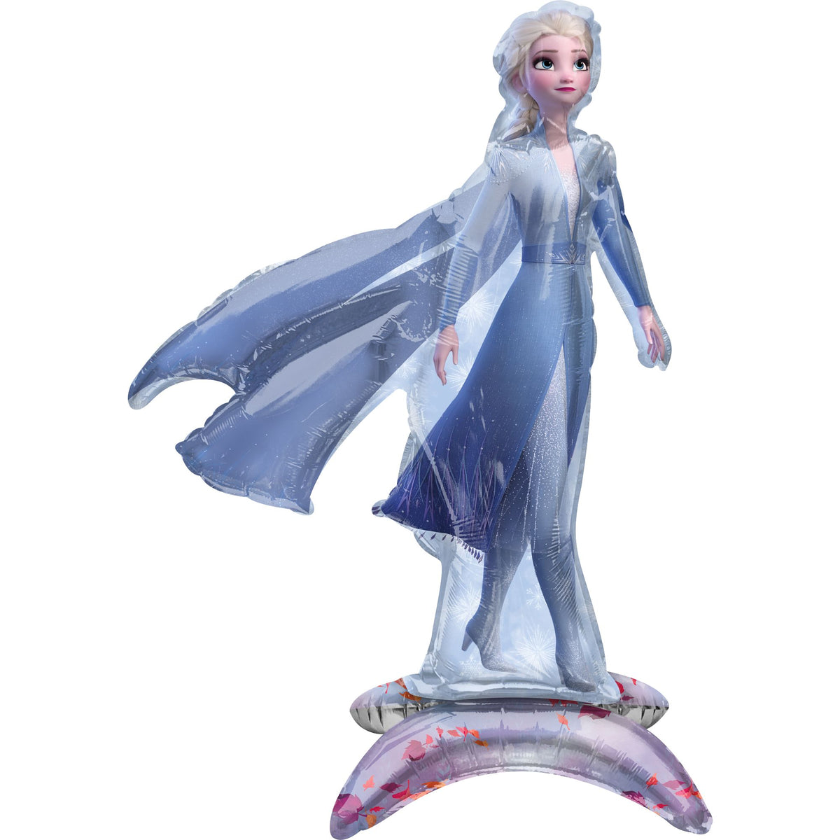 Frozen 2 Elsa Metallic Foil Balloon Sitter - Case of 48