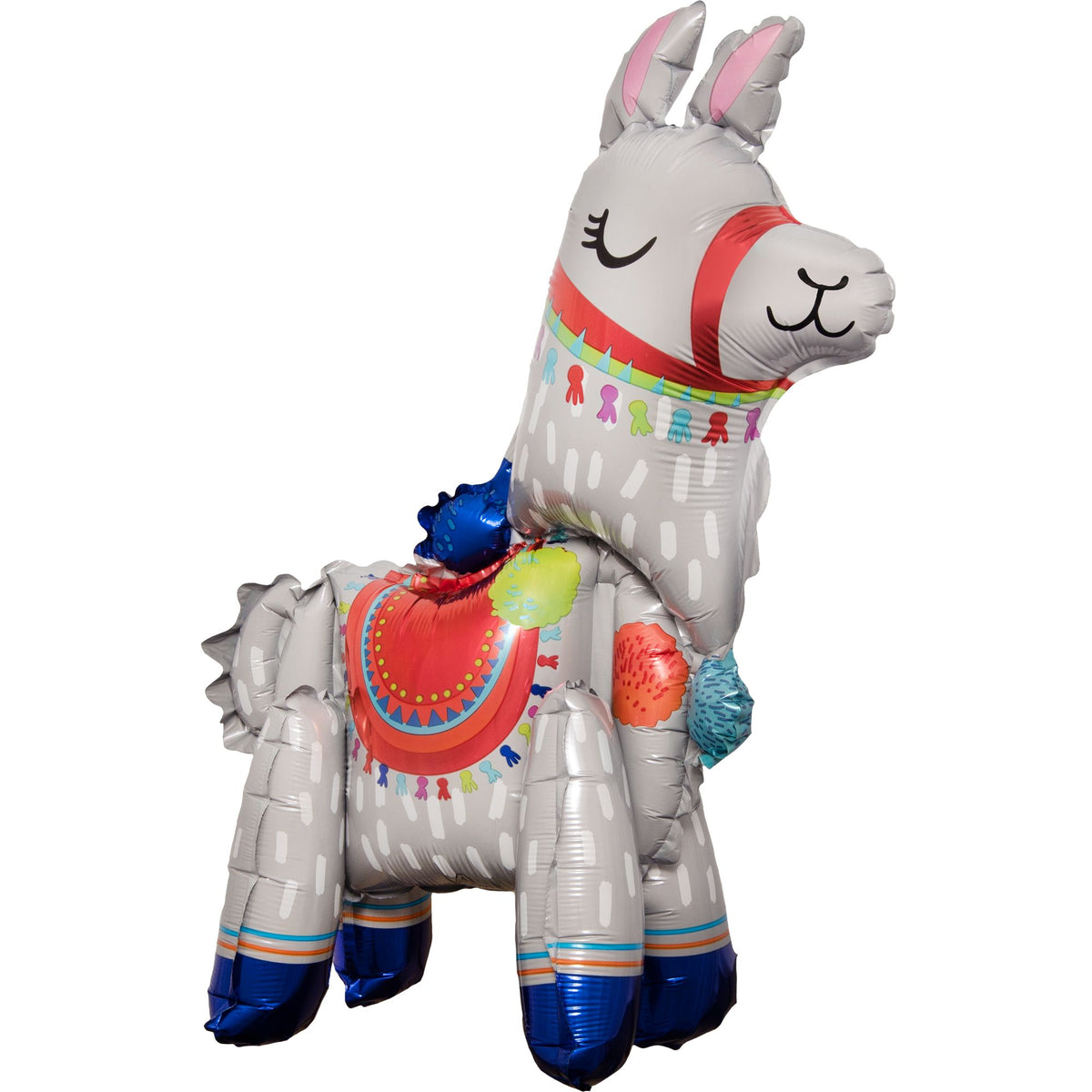 Whimsical Llama Foil Balloon Sitter - Pack of 2