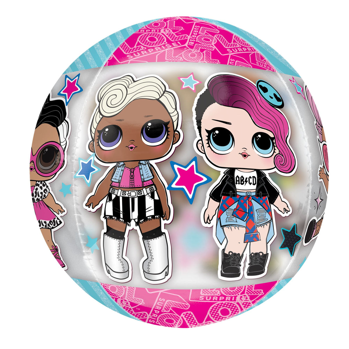 LOL Surprise 4 Ever Orbz Foil Balloon - Pack of 2