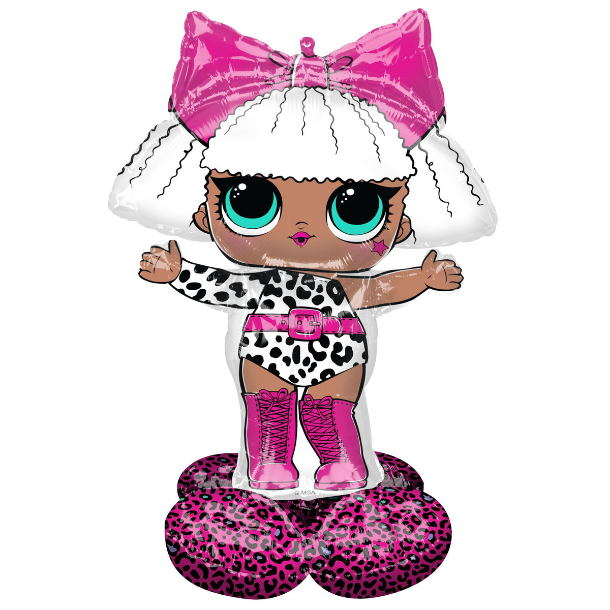 LOL Diva Airloonz Foil Balloon - Juvenile Birthday - Case of 24