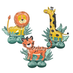 Get Wild Airloonz Jungle Animal Balloons, 3-pcs - Pack of 3