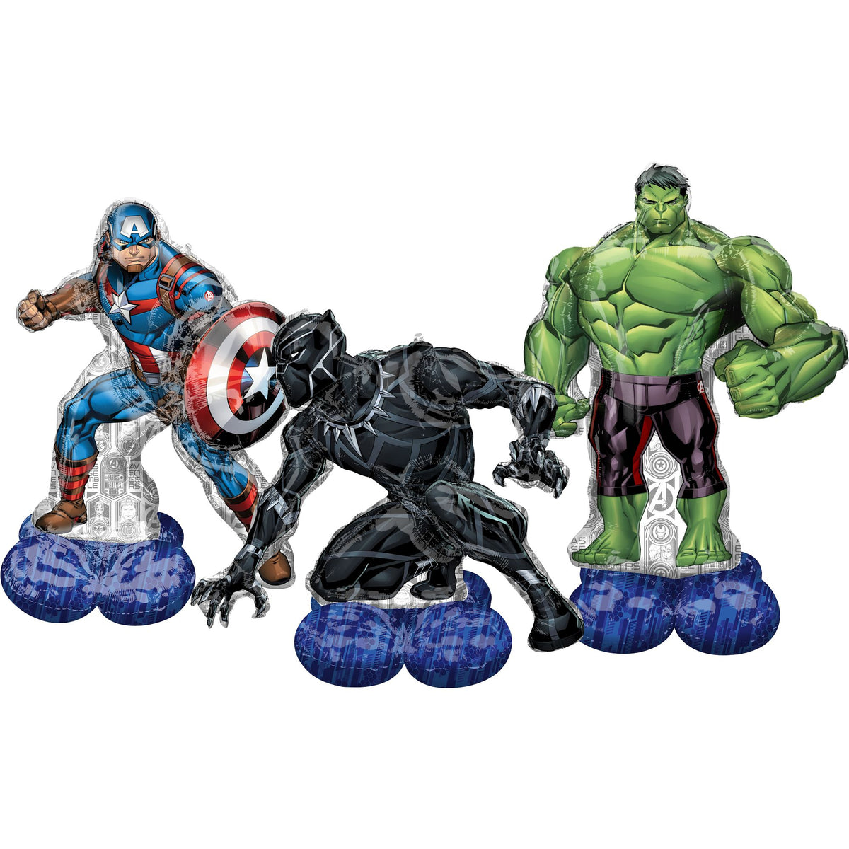 Airloonz Avengers Foil Balloons, 3-pcs - Case of 9
