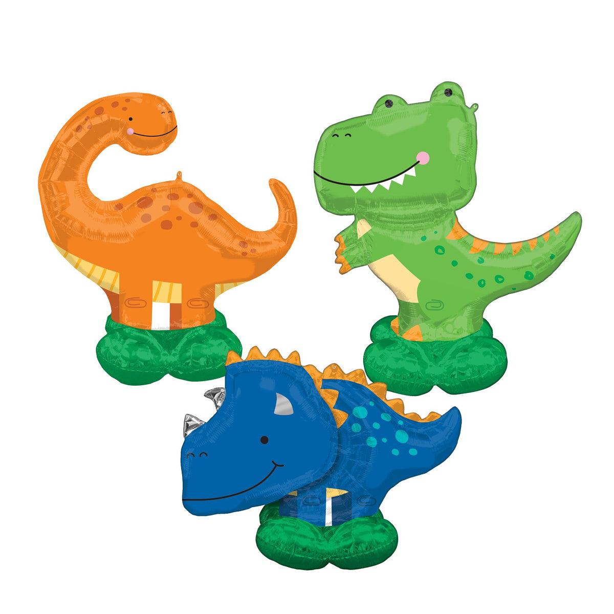 Dinomite Dinosaur AirLoonz Foil Balloons - 3-ct - Pack of 3
