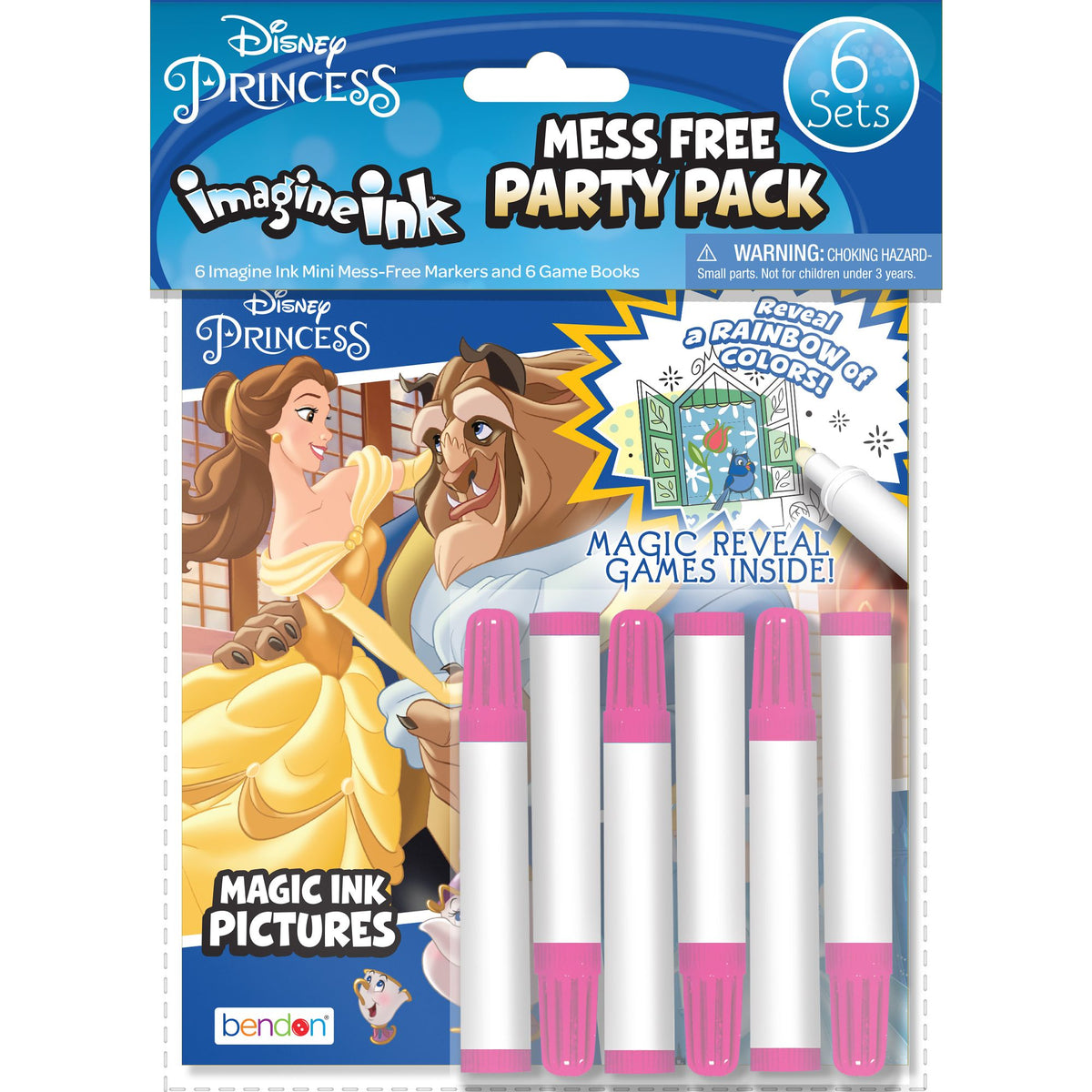 Disney Princess Imagine Ink Magic Ink Coloring & Activity Book Set - Case of 12