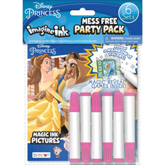 Disney Princess Imagine Ink Magic Ink Coloring & Activity Book Set - Pack of 4