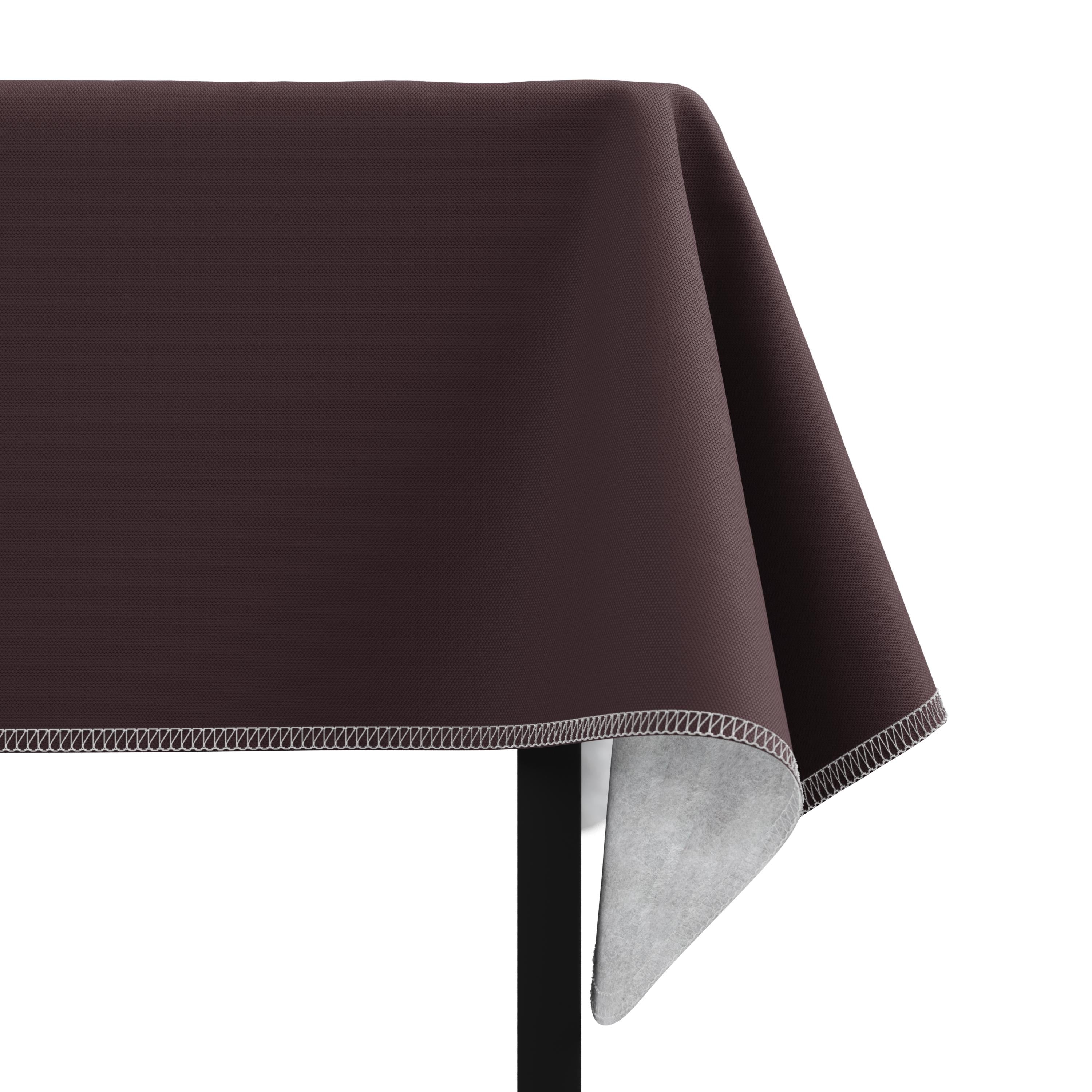 Brown Flannel Backed Table Cover 54 In. x 70 In. | 2 Pack