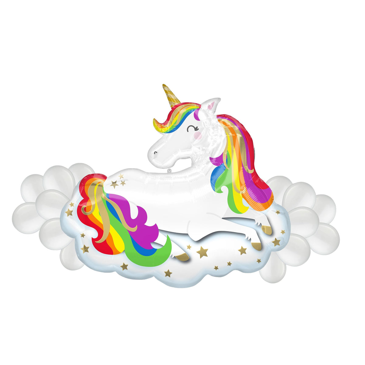 Enchanting Unicorn Foil Super Shape Balloon - Pack of 5
