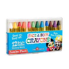 12 Face Paint Crayons Set