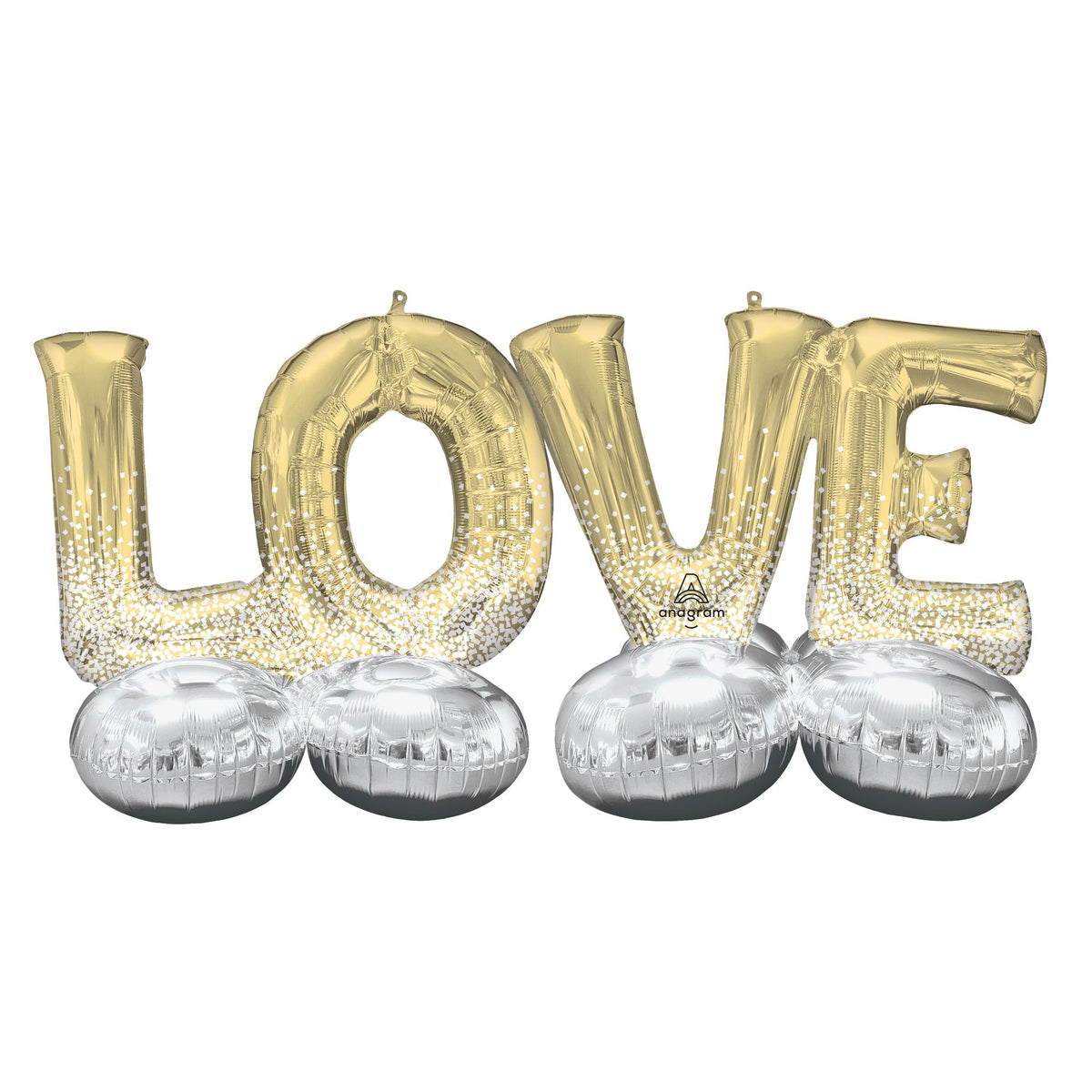 Metallic Love Airloonz Balloon Display Kit - Case of 6